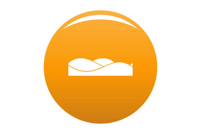 Equalizer sound tune icon vector orange