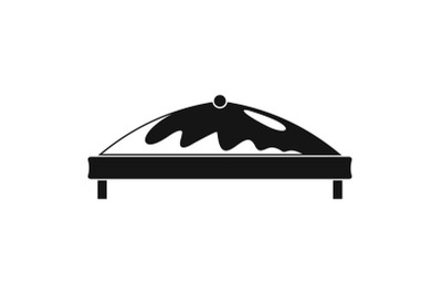 Commercial tent icon, simple style