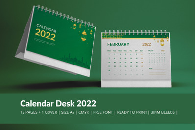 Islamic Calendar 2022 Theme Template