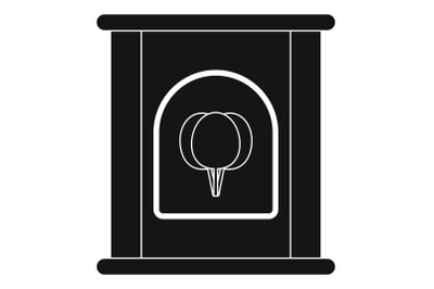 Spinach tin icon, simple style
