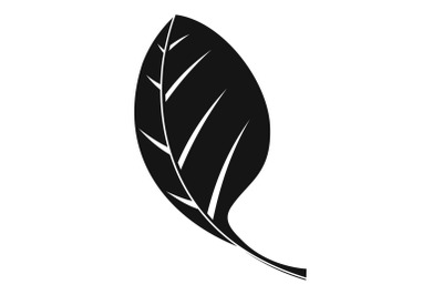 Spinach leave icon, simple style