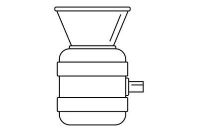 Beverage tool icon, outline style