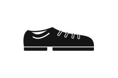 Bowling shoes icon, simple style