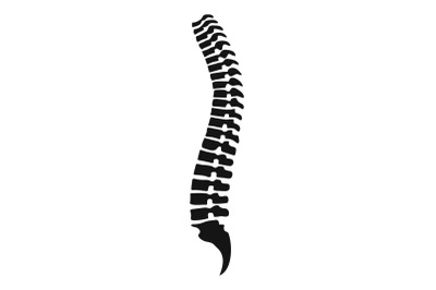Spine icon, simple style