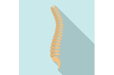 Spine icon, flat style