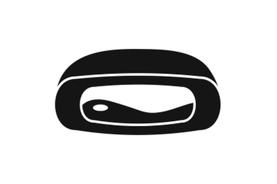 Gum pillow icon, simple style