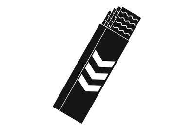 Gum sticks icon, simple style