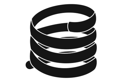 Industrial spring icon, simple style