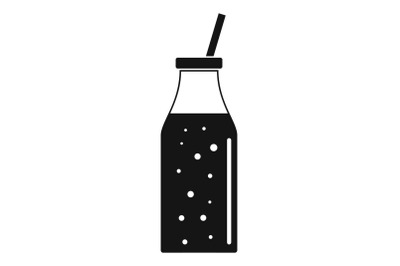Mango smoothie icon, simple style