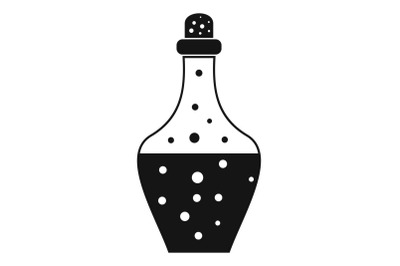 Drink potion icon, simple style