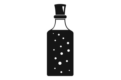 Medicine potion icon, simple style