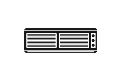 Old conditioner icon, simple style