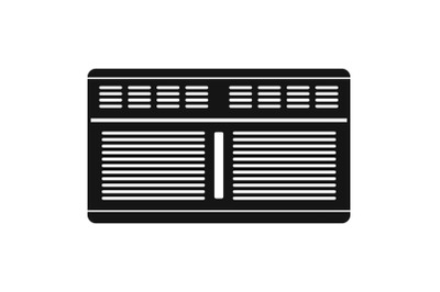 Supermarket conditioner icon, simple style