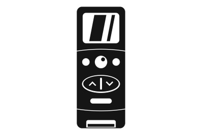 Modern remote control conditioner icon, simple style
