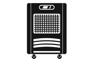 Mobile house conditioner icon, simple style