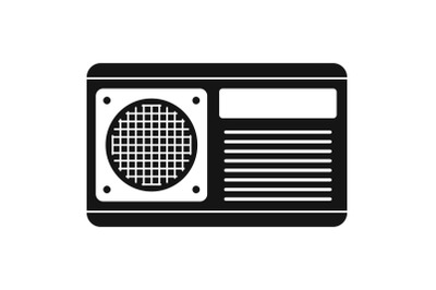 Conditioner fan icon, simple style