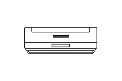 Apartment conditioner icon, outline style