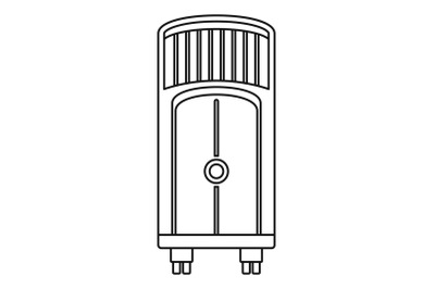 House floor conditioner icon, outline style