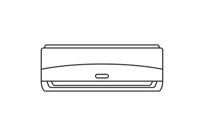 Commercial conditioner icon, outline style
