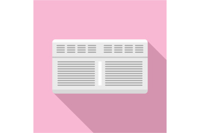 Supermarket conditioner icon, flat style