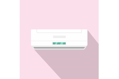 Apartment conditioner icon, flat style