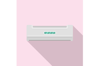 Home conditioner icon, flat style