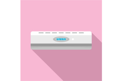 Modern conditioner icon, flat style