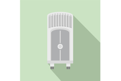 House floor conditioner icon, flat style