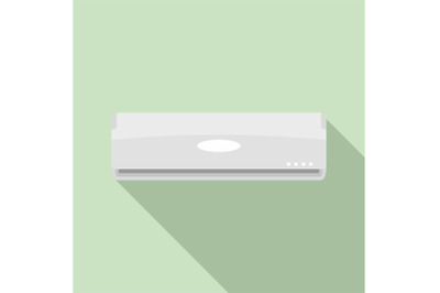House conditioner icon, flat style