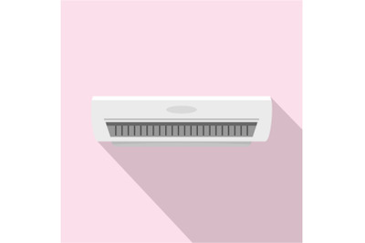 Office conditioner icon, flat style