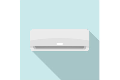 Commercial conditioner icon, flat style