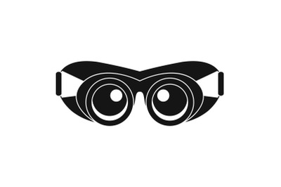 Work protect glasses icon, simple style