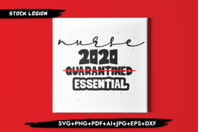 Nurse 2020 Essential SVG