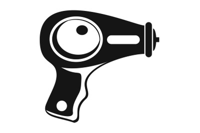 Water pistol icon, simple style