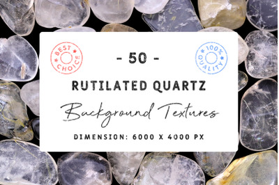 50 Rutilated Quartz Background Textures