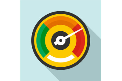 Colorful dashboard icon, flat style