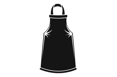 Barber apron icon, simple style