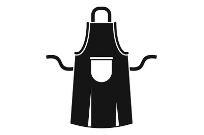 Worker apron icon, simple style