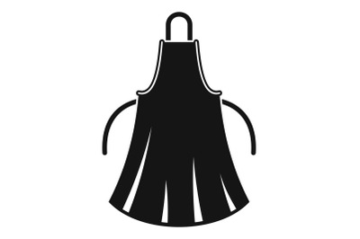Woman apron icon, simple style