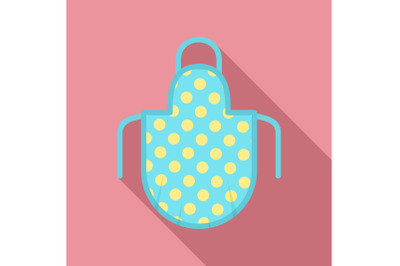Apron icon, flat style