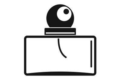 Men perfume icon, simple style