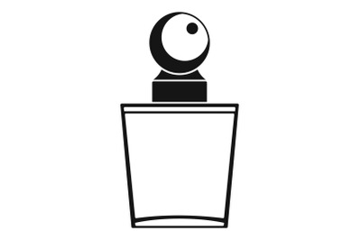 French perfume icon, simple style