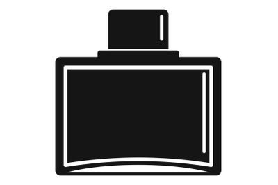 Water perfume icon, simple style