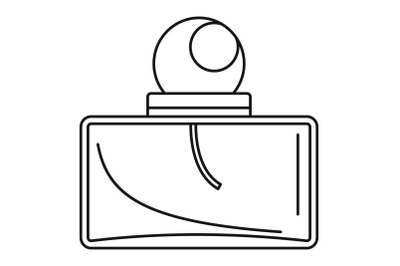 Men perfume icon, outline style