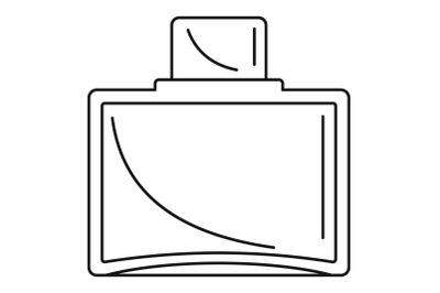 Water perfume icon, outline style