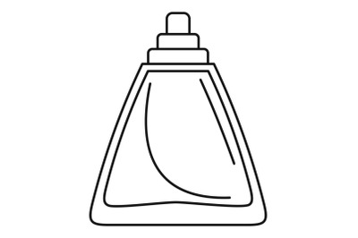 Deodorant bottle icon, outline style
