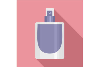Fashion perfume icon, flat style