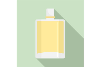 Lime perfume icon, flat style