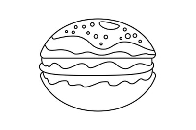 Hamburger icon, outline style