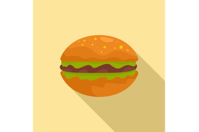 Hamburger icon, flat style